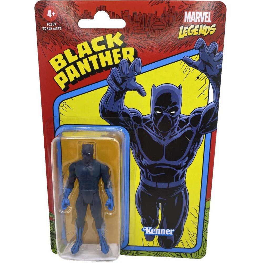 Marvel Legends Retro Black Panther Action Figure 3.75" Kenner Card Toy